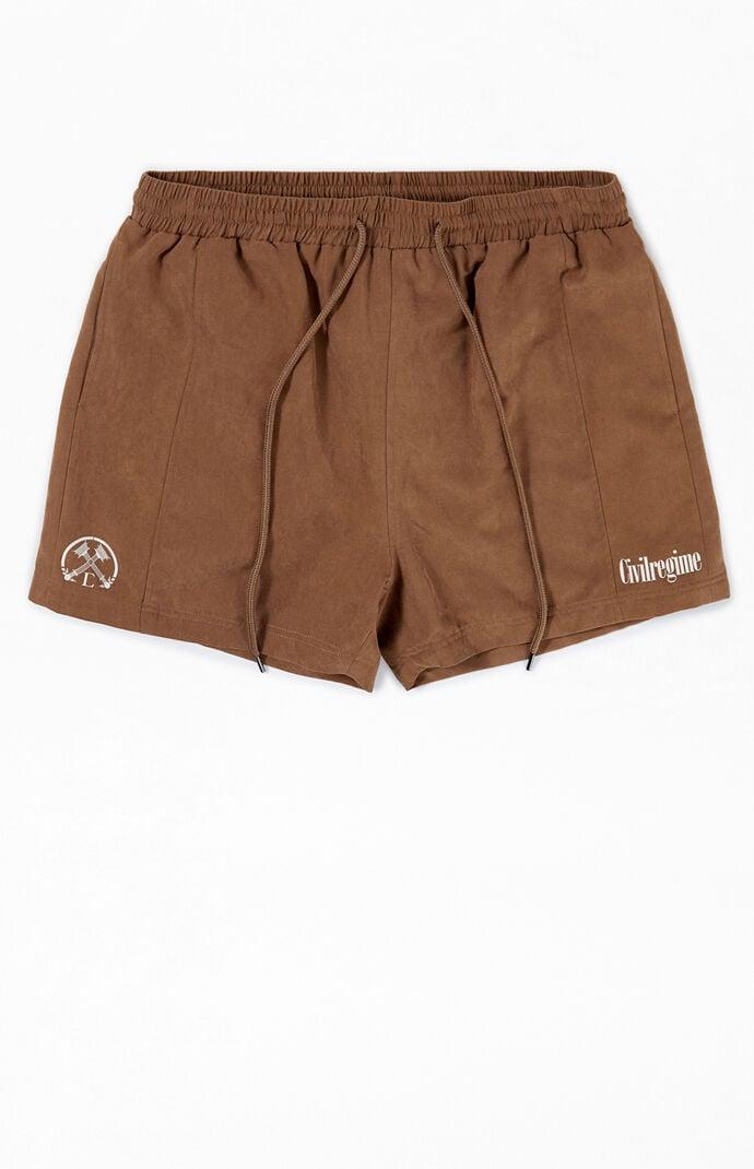 Civil Men's Faux Suede Shorts Product Image