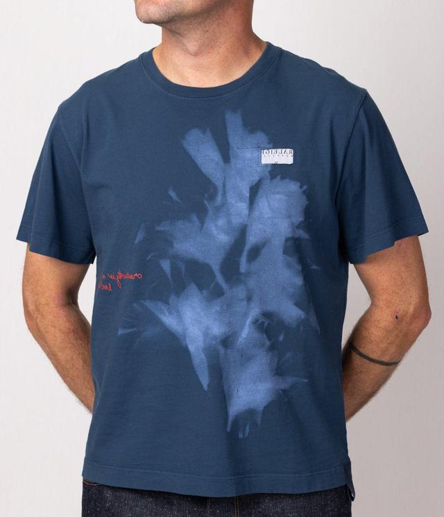 Cyanotype Flower Tee Male Product Image