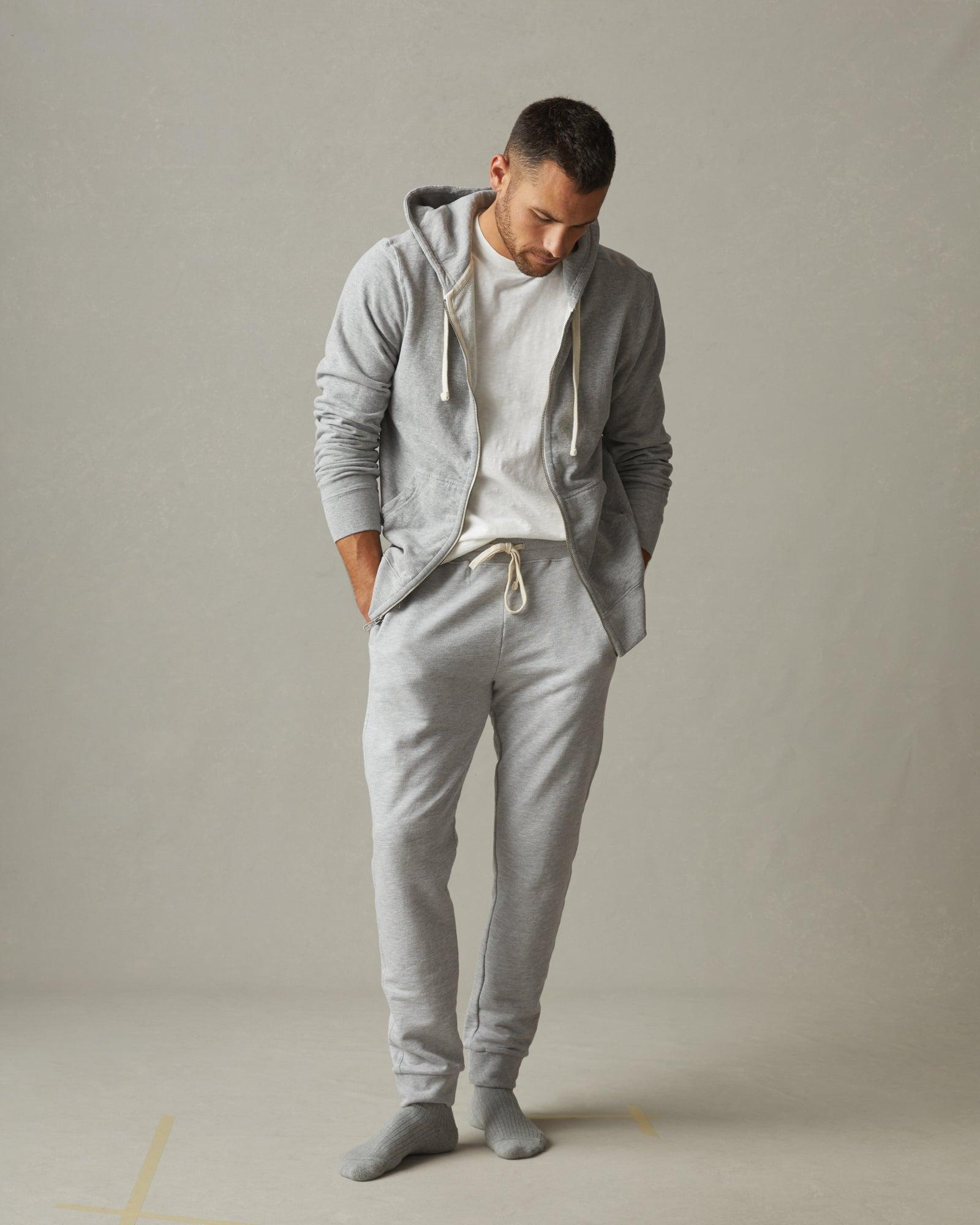 French Terry Jogger - Ash Heather Male Product Image