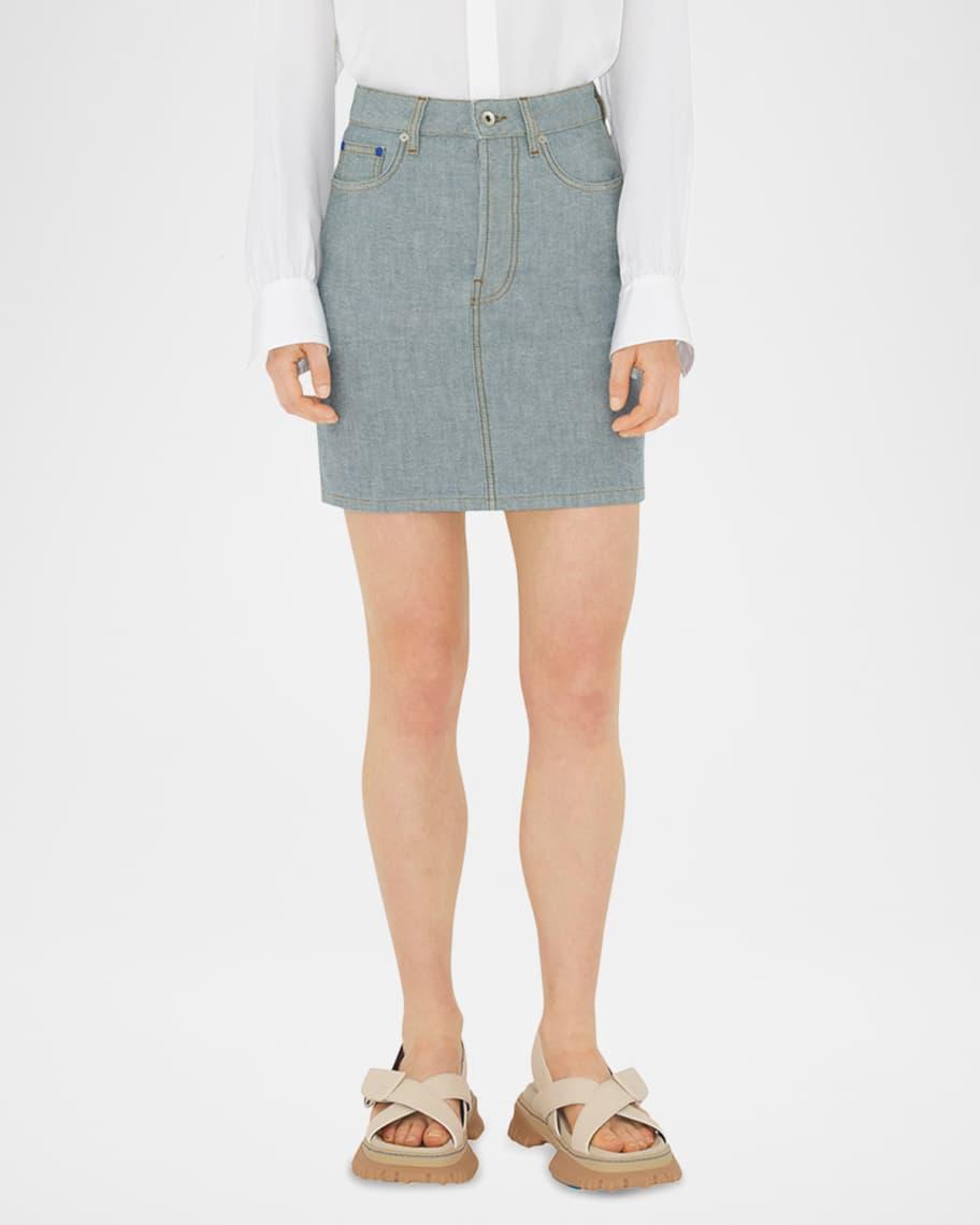 EKD Denim Mini Skirt Product Image