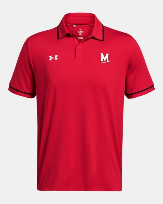 Men's UA Tee 2 Green Collegiate Tipped Polo Product Image