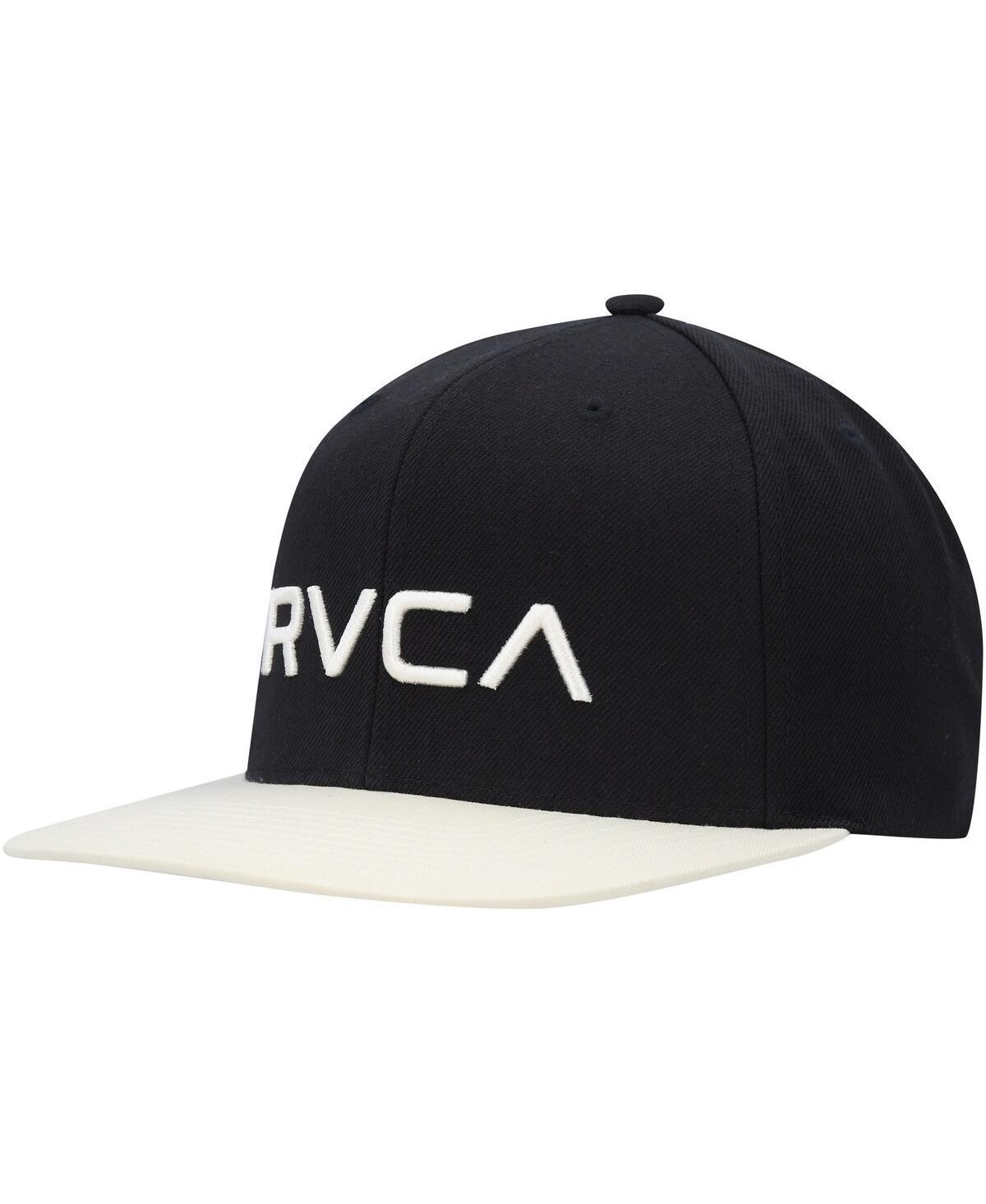 Mens Rvca Black Twill Ii Snapback Hat - Black Product Image