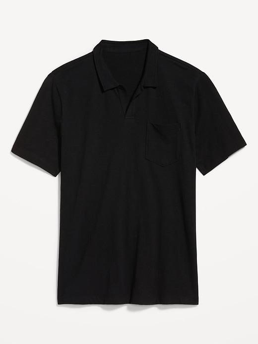 Classic Fit Slub-Knit Polo Product Image