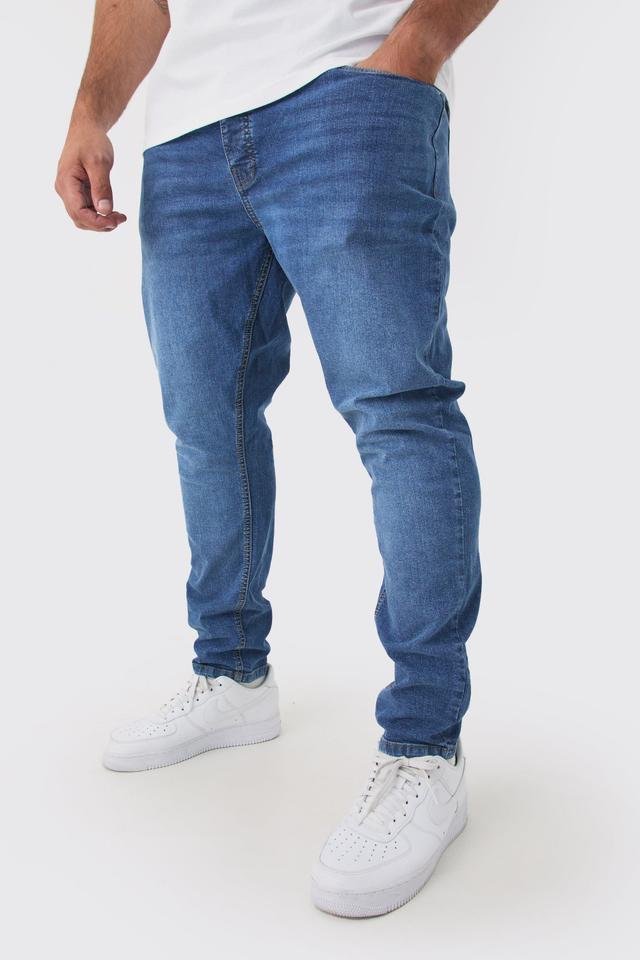 Plus Skinny Stretch Jean | boohooMAN USA Product Image