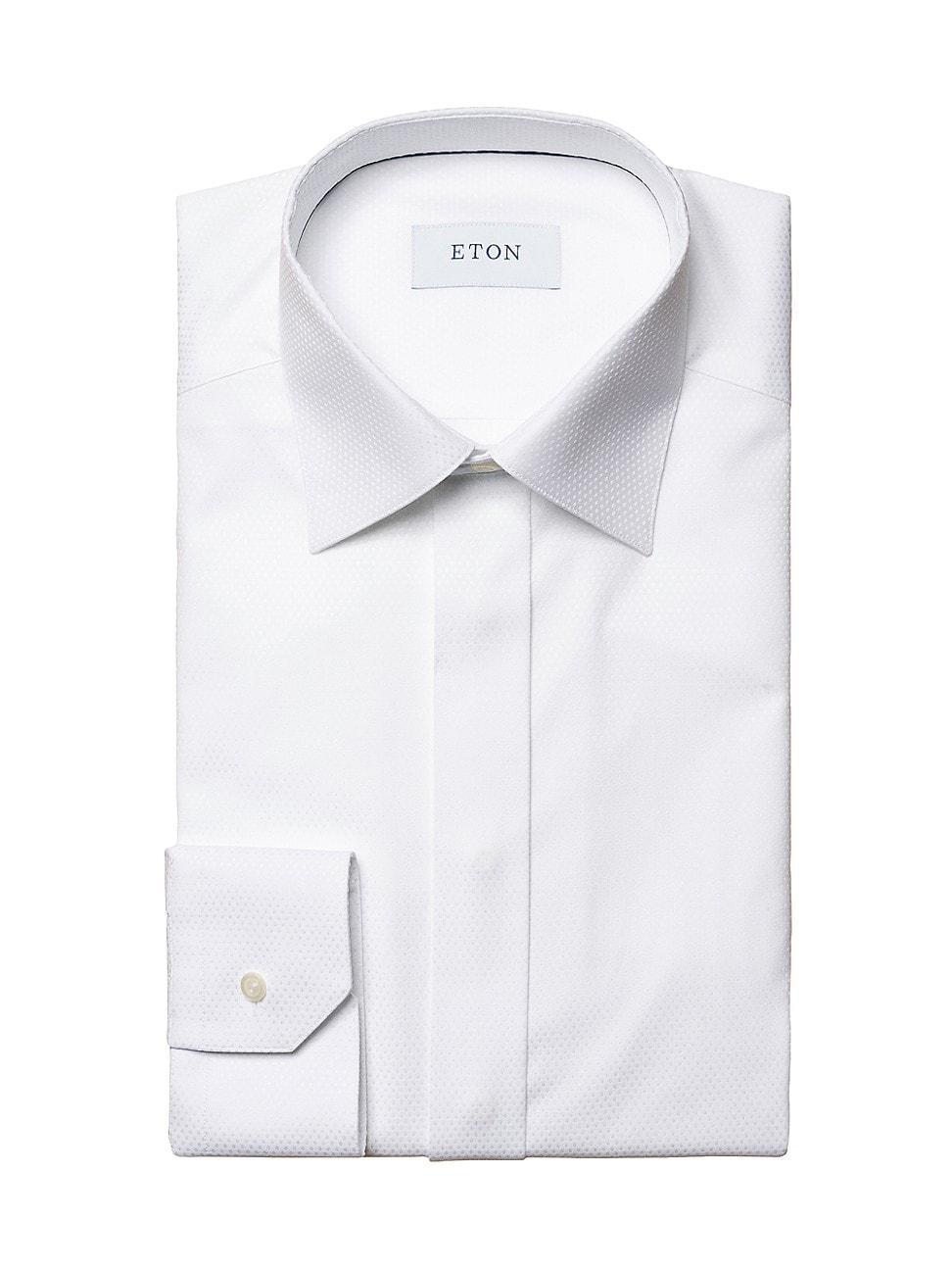 Mens Contemporary-Fit Pin-Dot Piqu Shirt Product Image