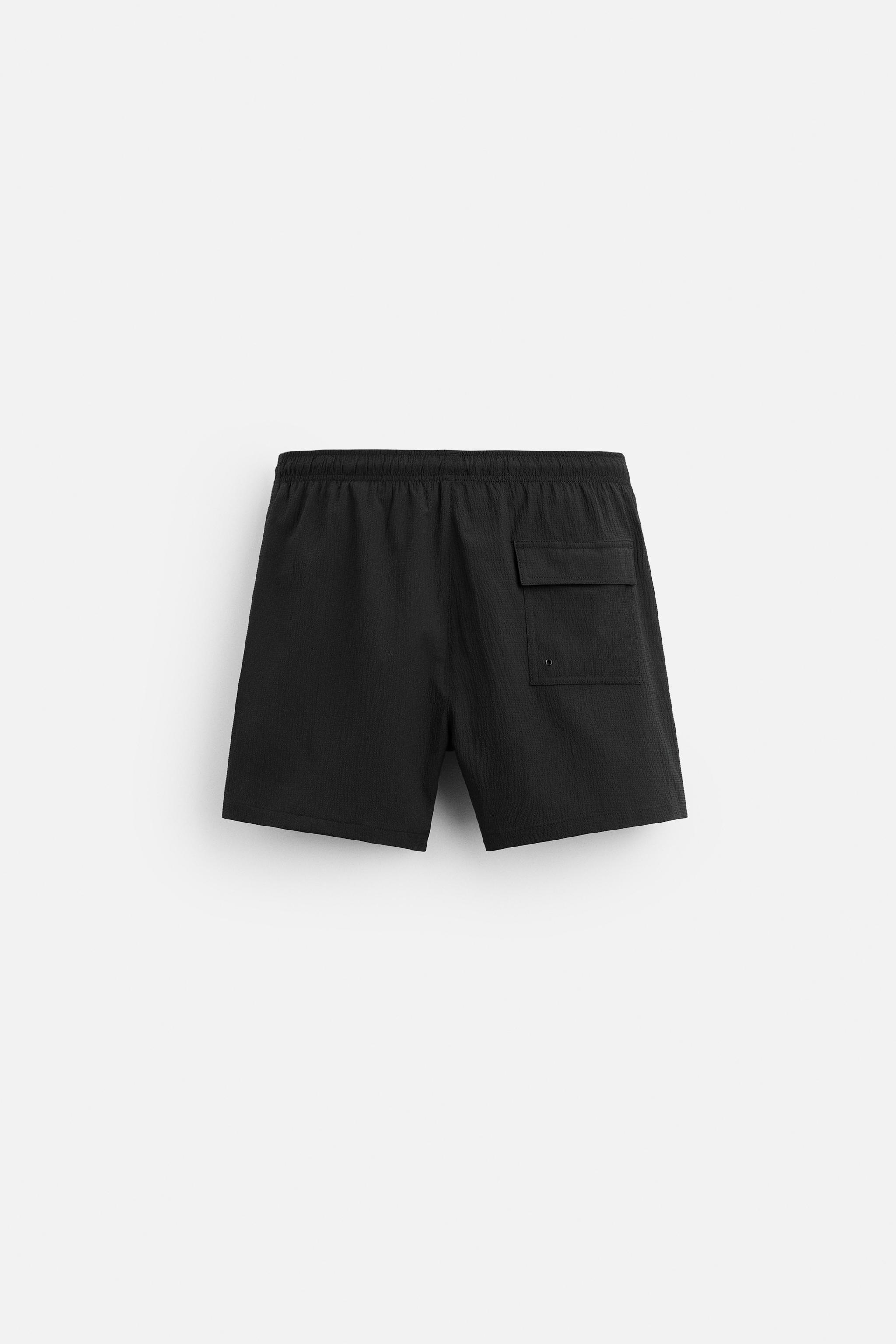 STRUCTURED REGULAR SWIM SHORTS Product Image