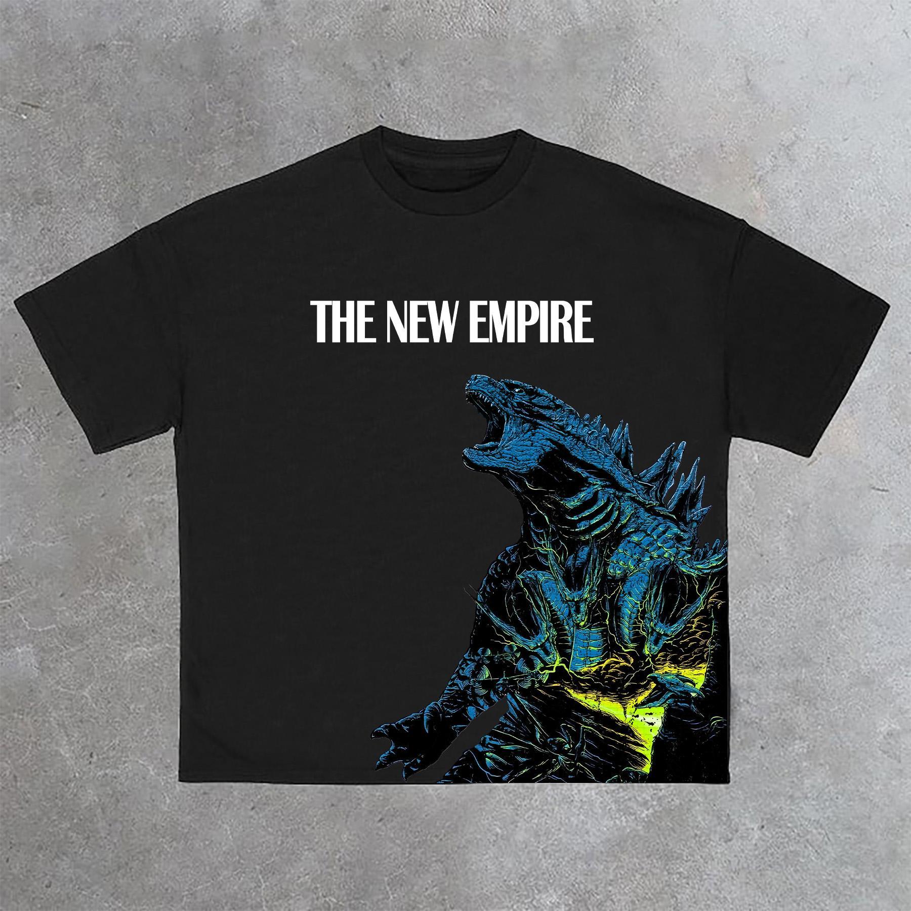 Men's Godzilla X Kong The New Empire Graphics Cotton Short Sleeve T-Shirt Product Image