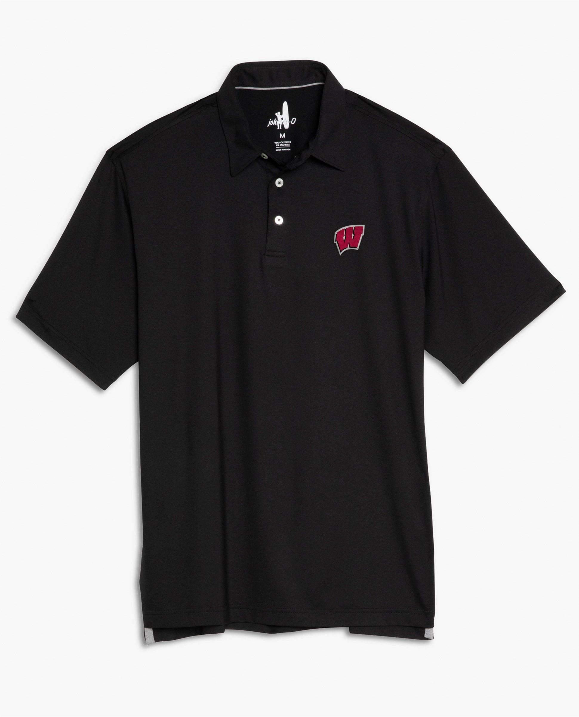 johnnie-O Wisconsin Birdie Jersey Performance Polo Product Image