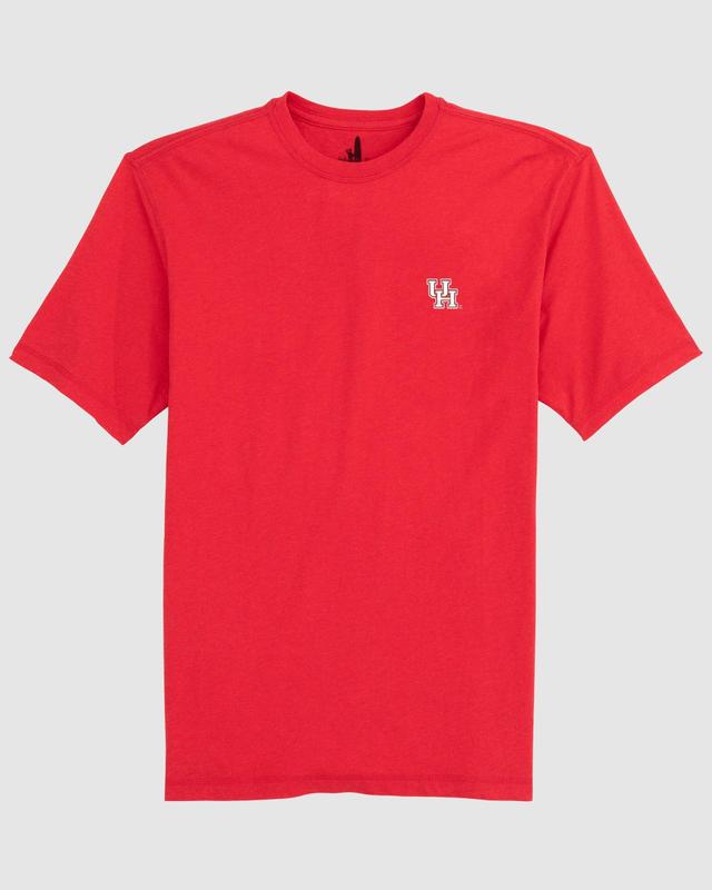 University of Houston Heathered Spencer Cotton T-Shirt Male Product Image