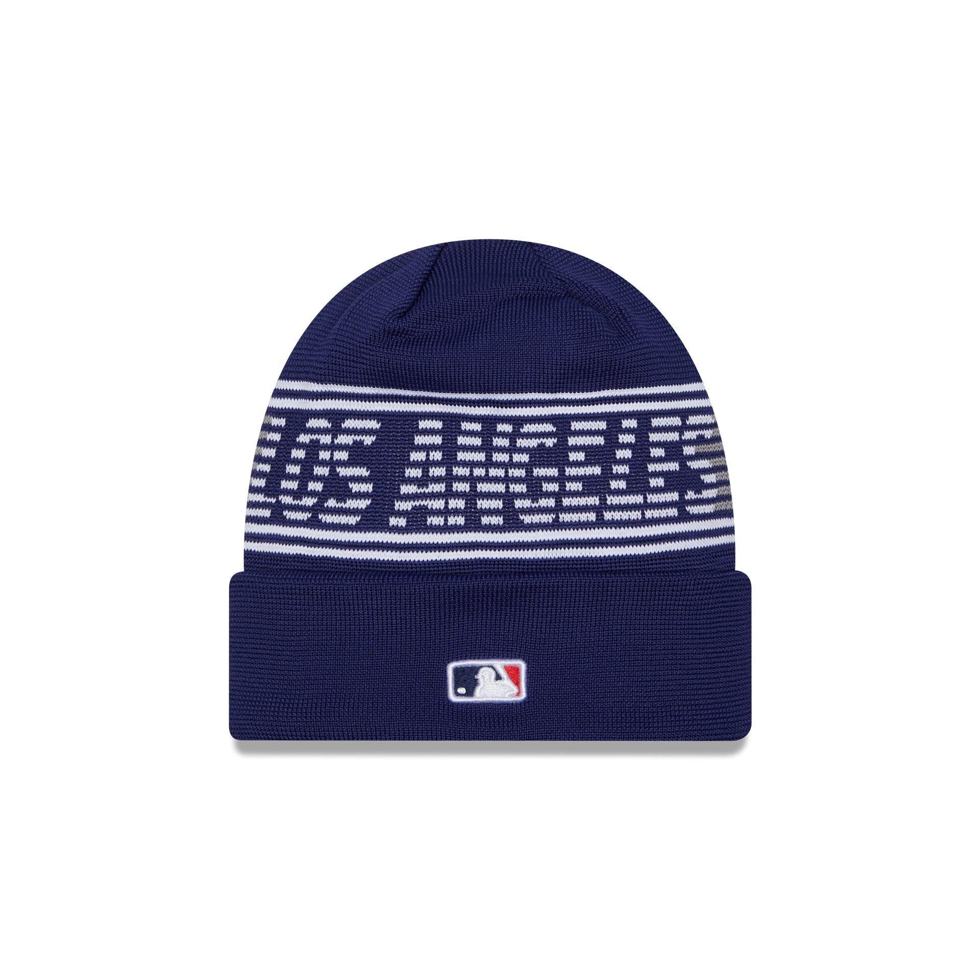 Los Angeles Dodgers 2024 Clubhouse Cuff Knit Hat Male Product Image