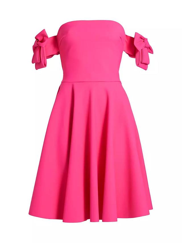 Womens Zarissa Bow Cocktail Midi-Dress Product Image