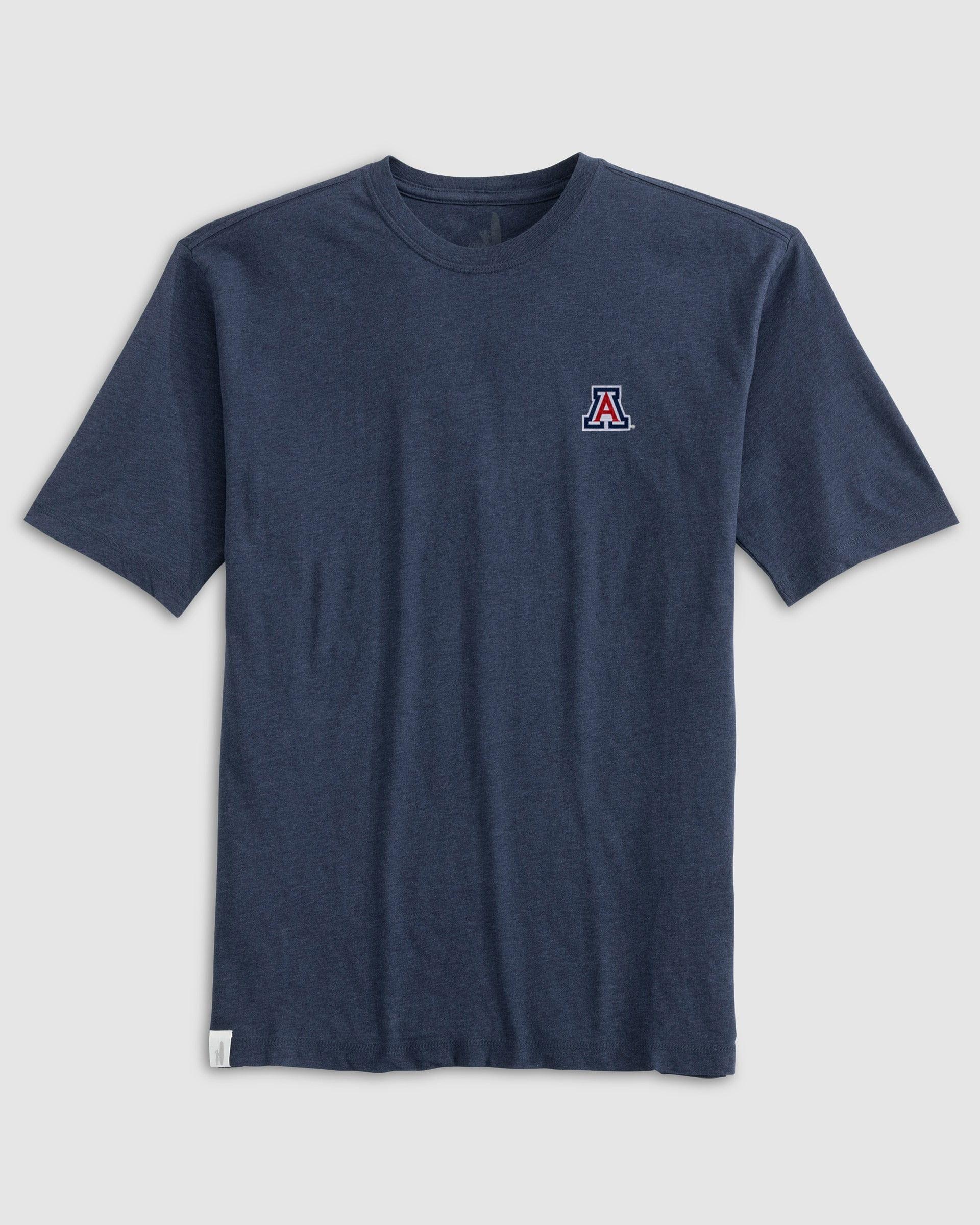 University of Illinois Heathered Spencer Cotton T-Shirt Male Product Image