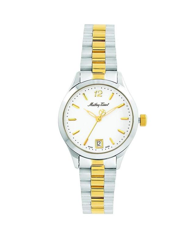 Mathey Tissot Womens Urban White Dial Watch - D411MBI Product Image