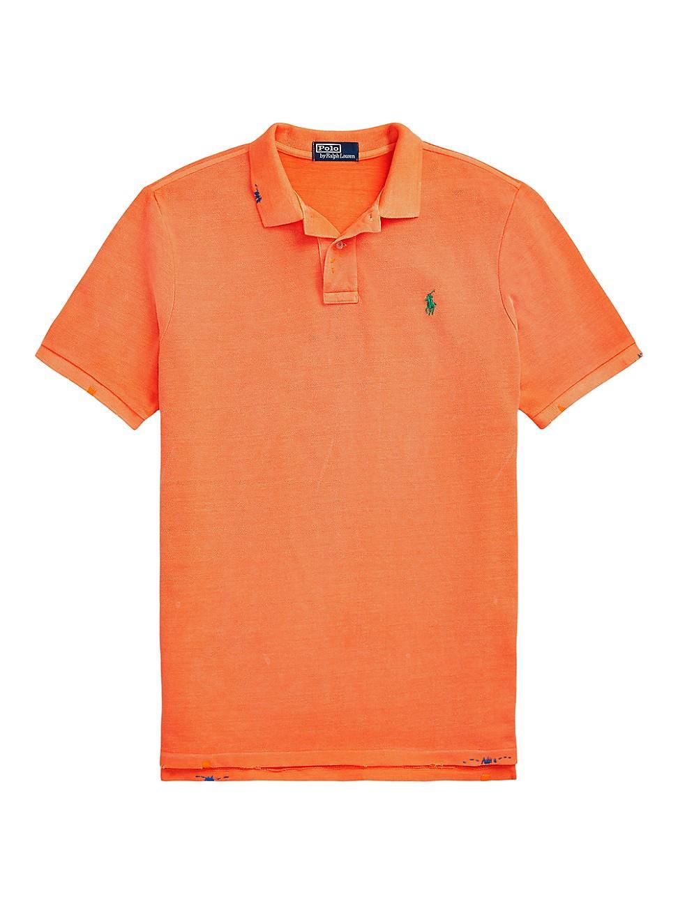 Mens Cotton Polo Shirt Product Image