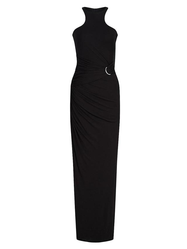 Womens Lang Gathered Jersey Gown Product Image