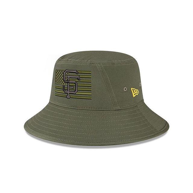 Mens New Era Green San Francisco Giants 2023 Armed Forces Day Bucket Hat Product Image