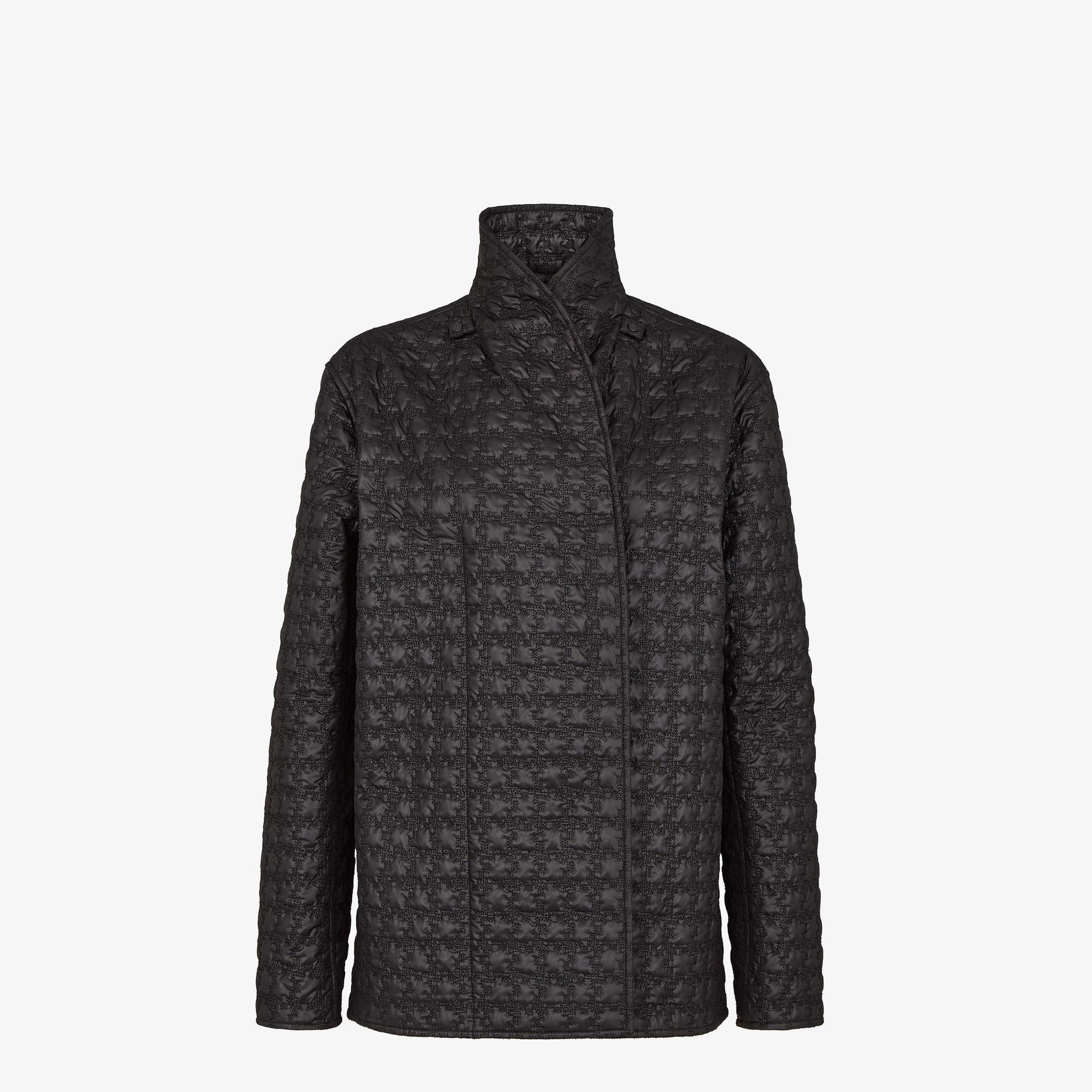 JacketBlack quilted nylon jacket Product Image