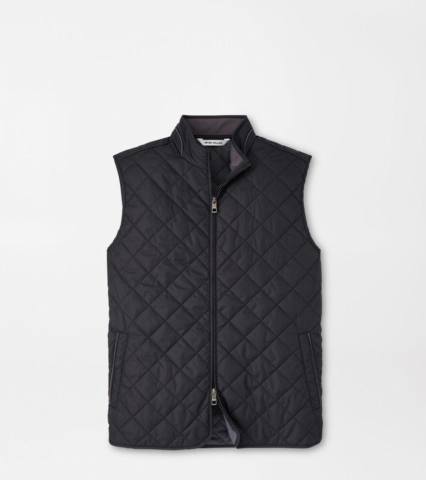 Peter Millar Mens Essex Vest | Color: Burnt Orange | Size: M Product Image