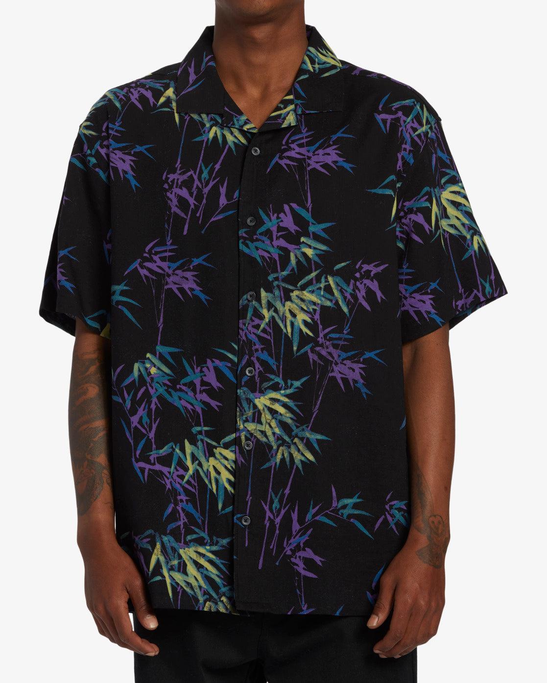 Sundays Vacay Short Sleeve Shirt - Washed Violet Male Product Image