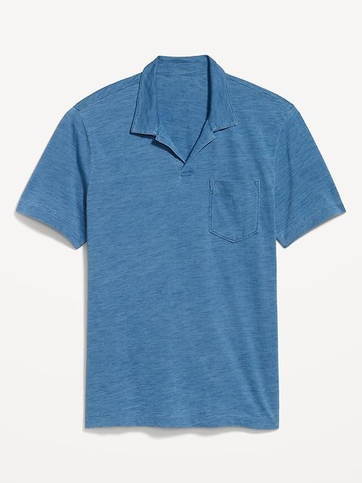 Classic Fit Slub-Knit Polo Product Image