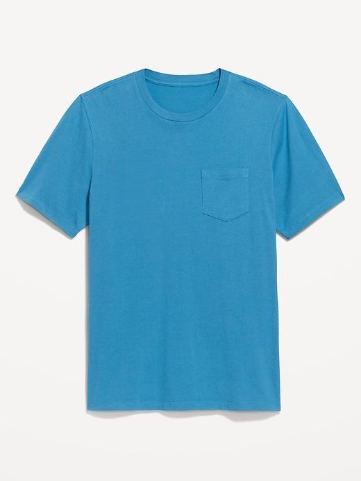 Crew-Neck Pocket T-Shirt Product Image