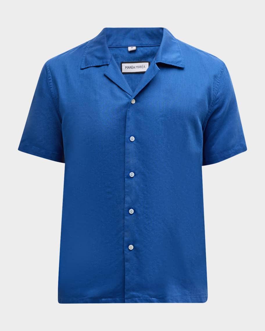 Men's Linen-Cotton Camp Shirt Product Image