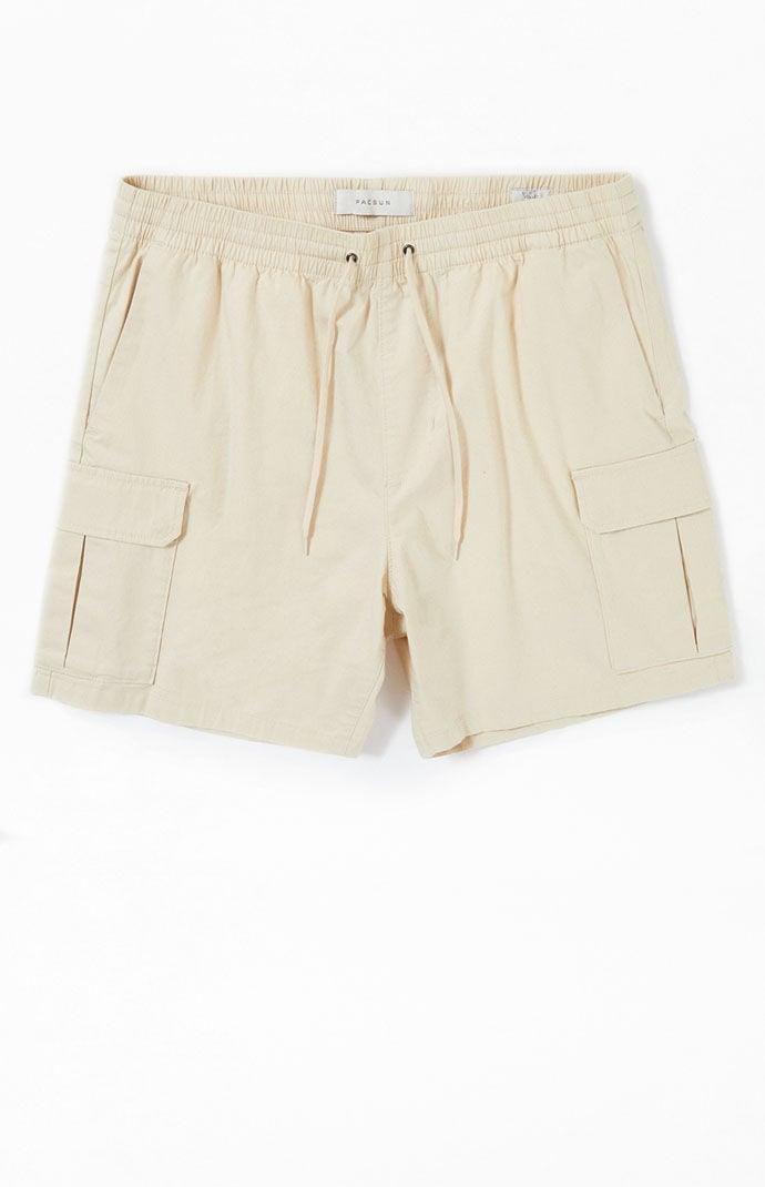 Men's Cream Cargo Shorts product image