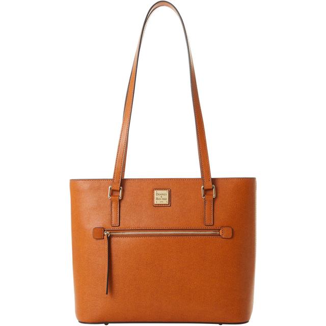 Dooney & Bourke Womens Saffiano Leather Shopper Bag in Amber Product Image