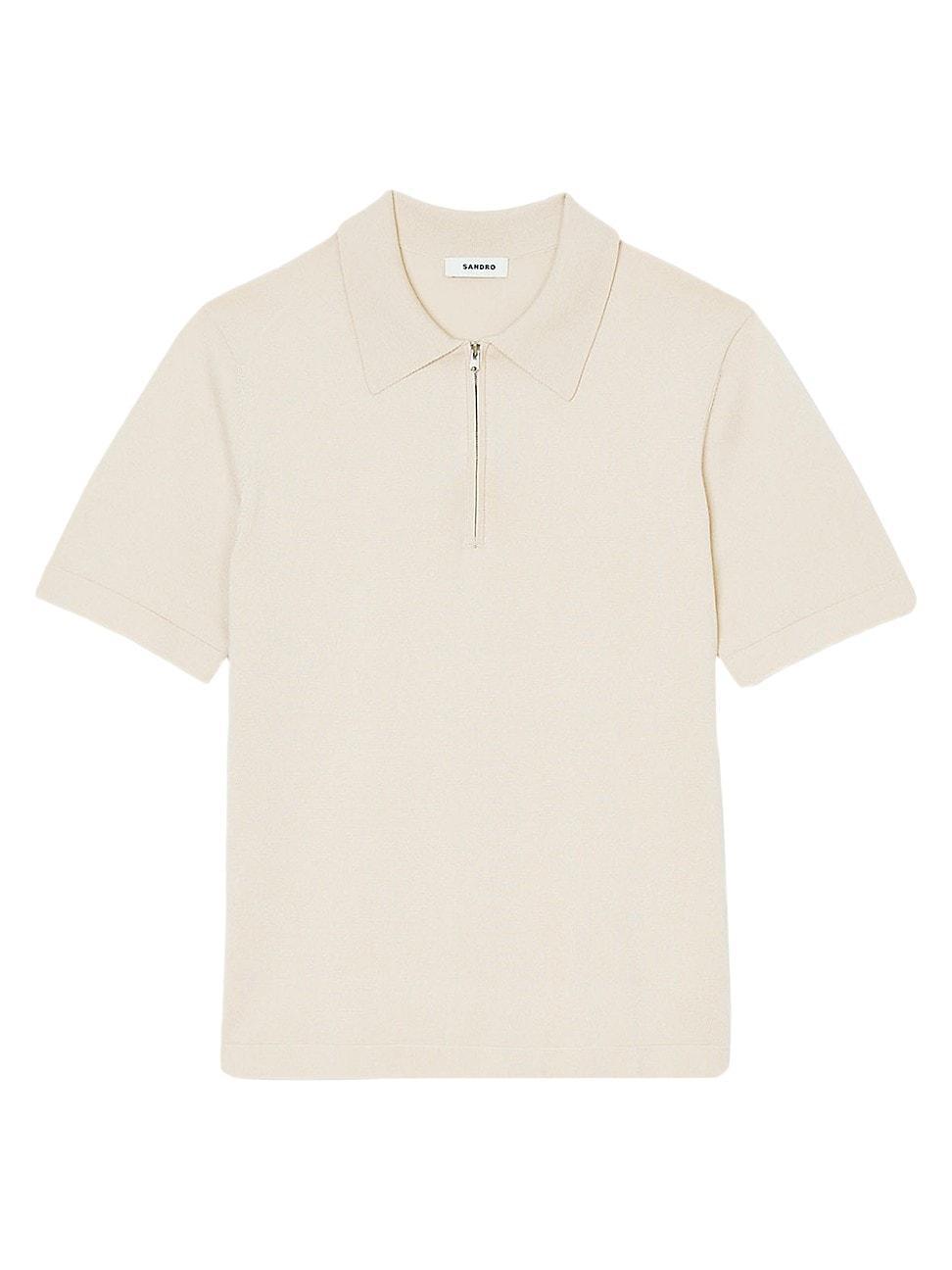 sandro Pablo Zip Polo Product Image