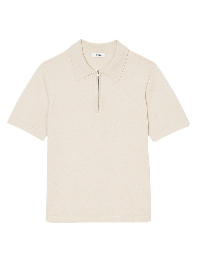 sandro Pablo Zip Polo Product Image