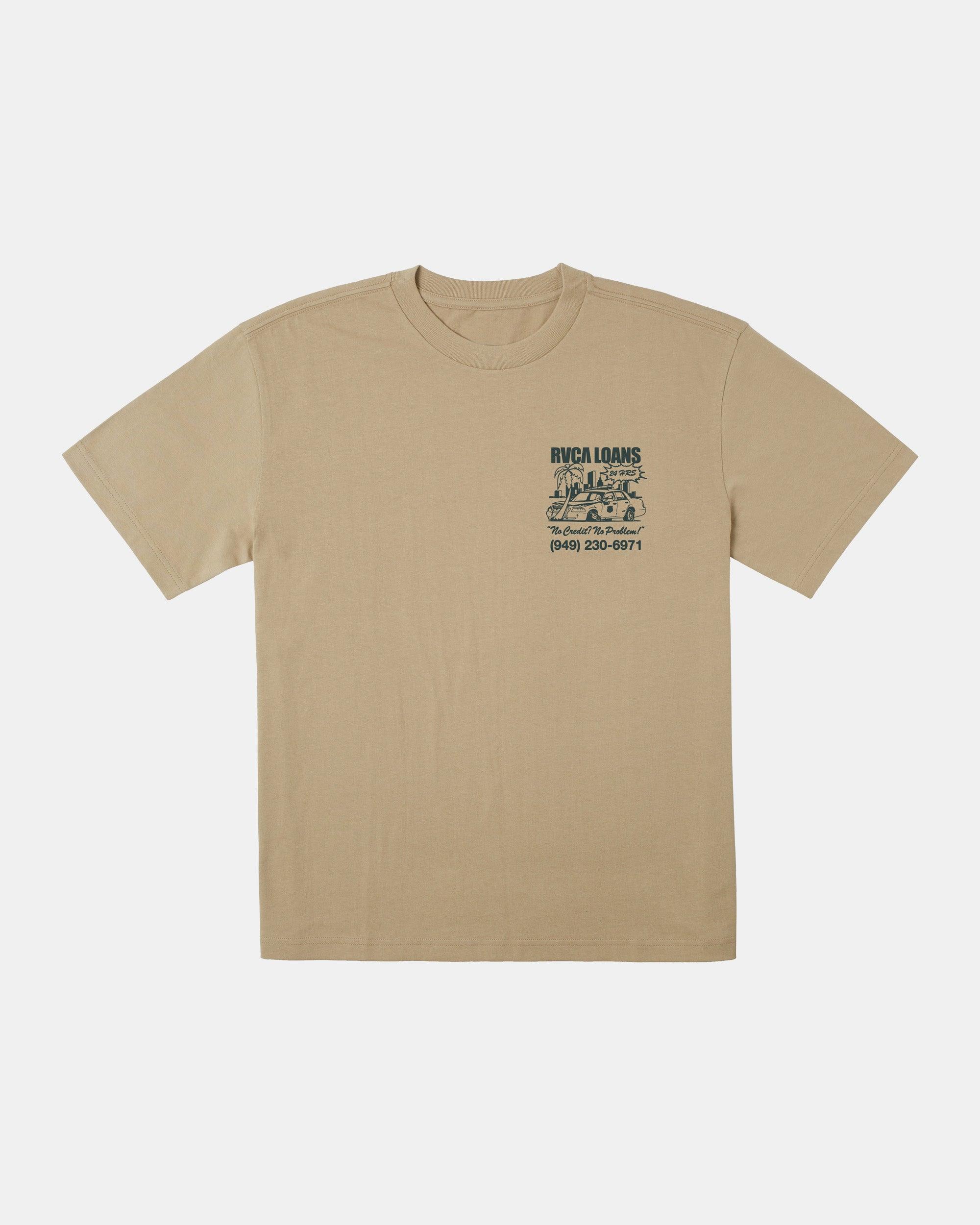 RVCA Loans T-Shirt - Khaki Product Image