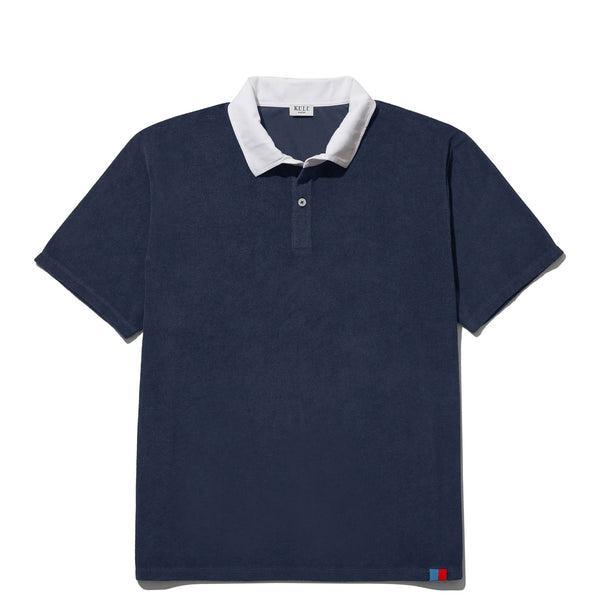 The Men's Terry Polo - Navy Product Image