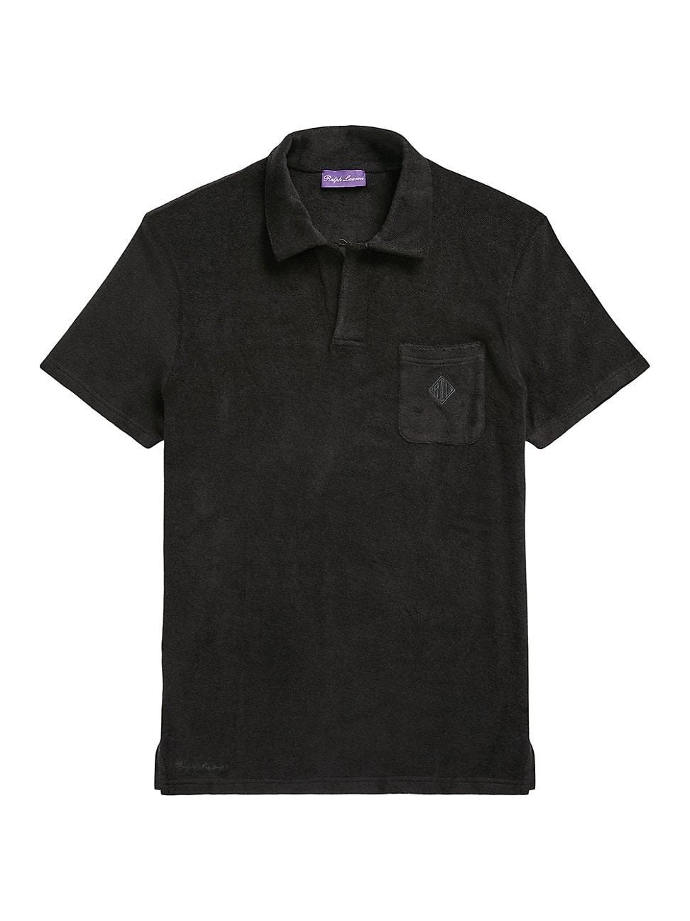 Mens Luxe Riviera Terry Short-Sleeve Polo Shirt Product Image