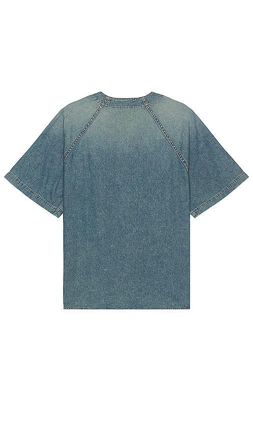 Rhude Baseball Denim Shirt Size L. Product Image