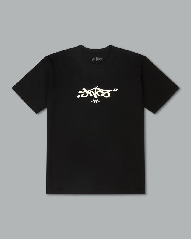 Reversed Crown Tee. Black/ Natural. Male Product Image