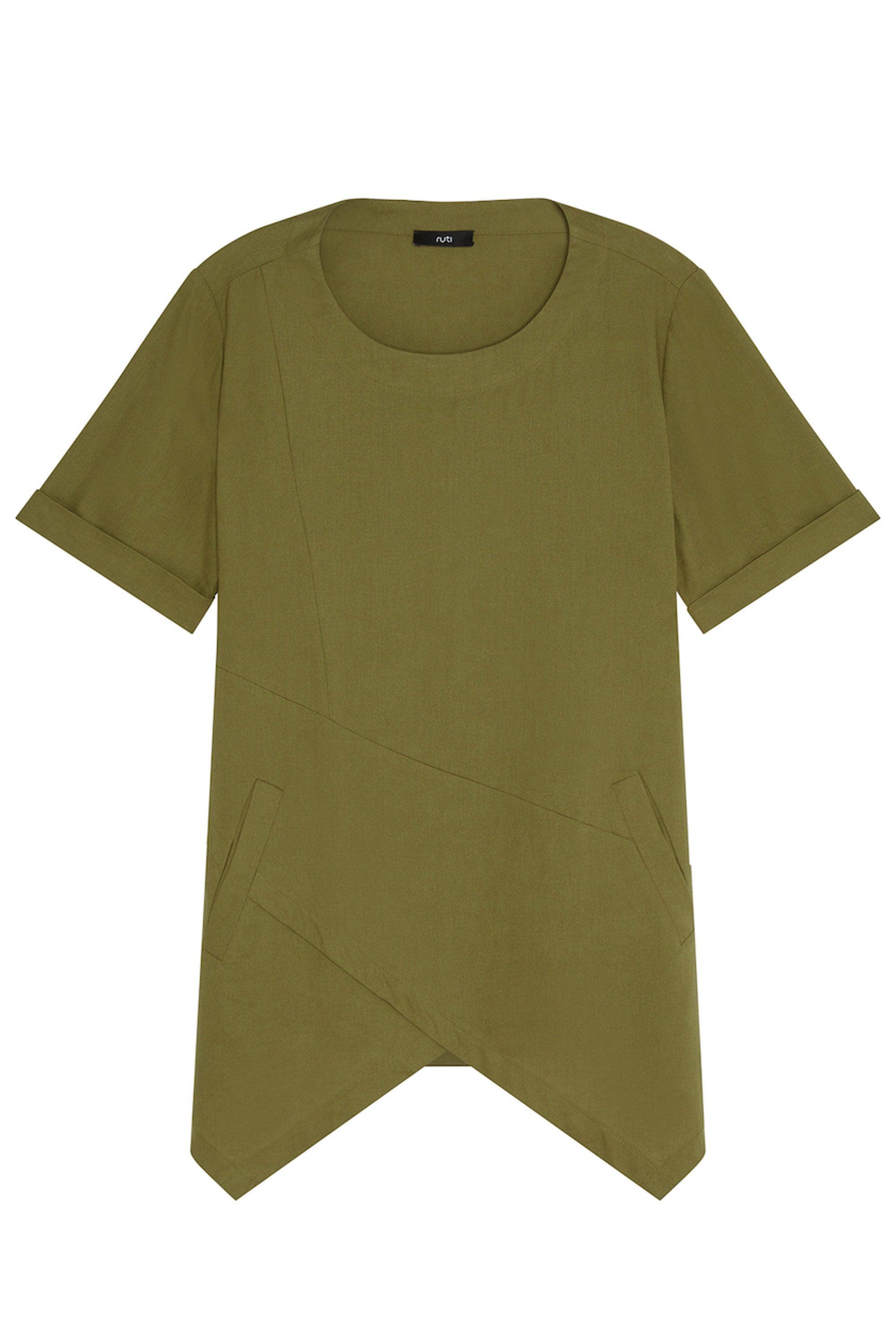 Breezy Asymmetric Linen Top Product Image