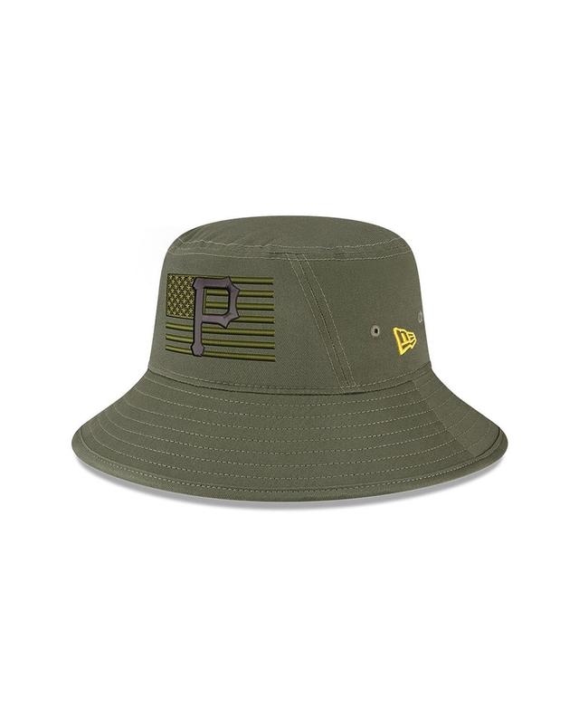 Men's New Era  Green Pittsburgh Pirates 2023 Armed Forces Day Bucket Hat Product Image