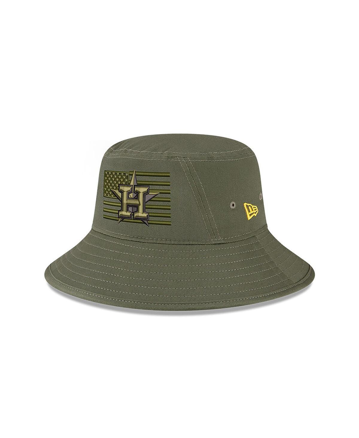 Mens New Era Green Houston Astros 2023 Armed Forces Day Bucket Hat Product Image