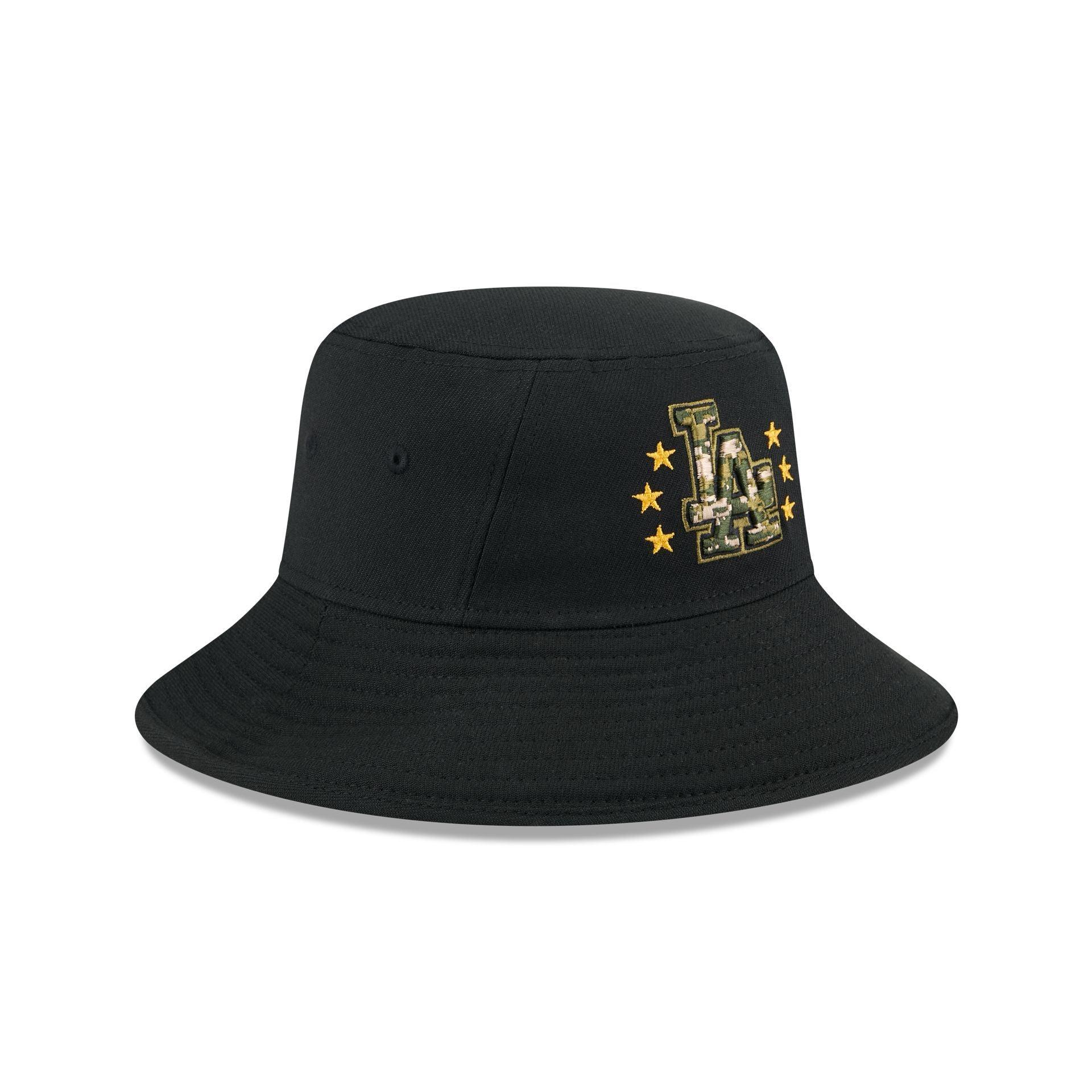 Los Angeles Dodgers Armed Forces Day 2024 Stretch Bucket Hat Male Product Image