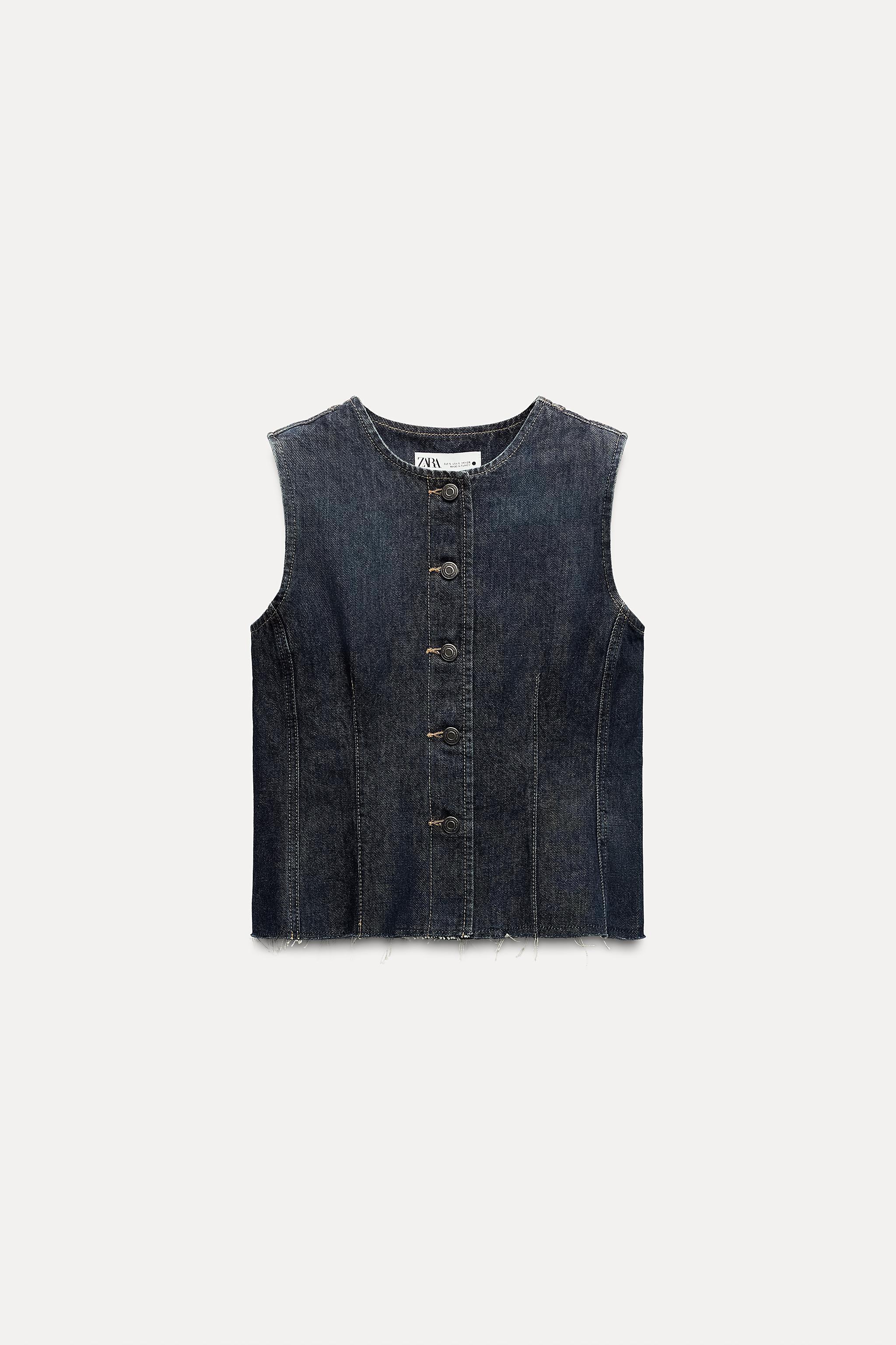 DENIM VEST ZW COLLECTION Product Image