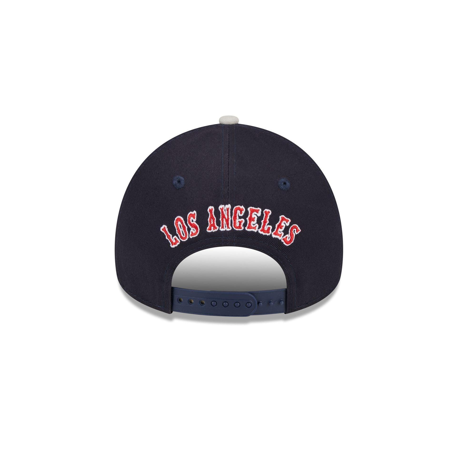 Los Angeles Angels Coop Logo Select 9FORTY A-Frame Snapback Hat Male Product Image