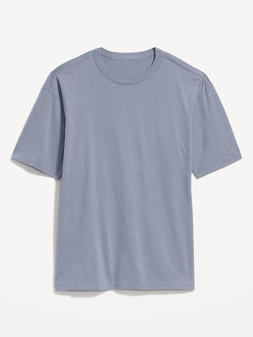 Loose Fit Crew-Neck T-Shirt Product Image