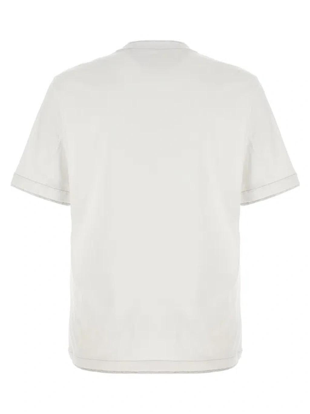 Layered T-shirt In White Product Image