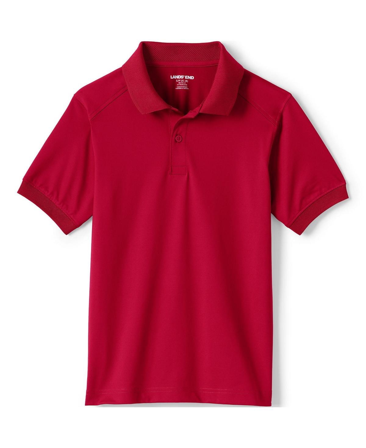 Lands End Girls School Uniform Short Sleeve Rapid Dry Polo Shirt Product Image