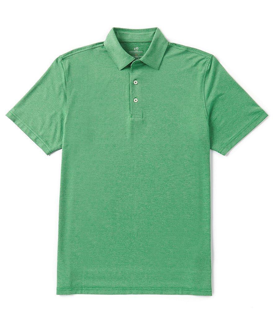 Southern Tide Brrr°®-eeze Heather Performance Stretch Short Sleeve Polo Shirt Product Image