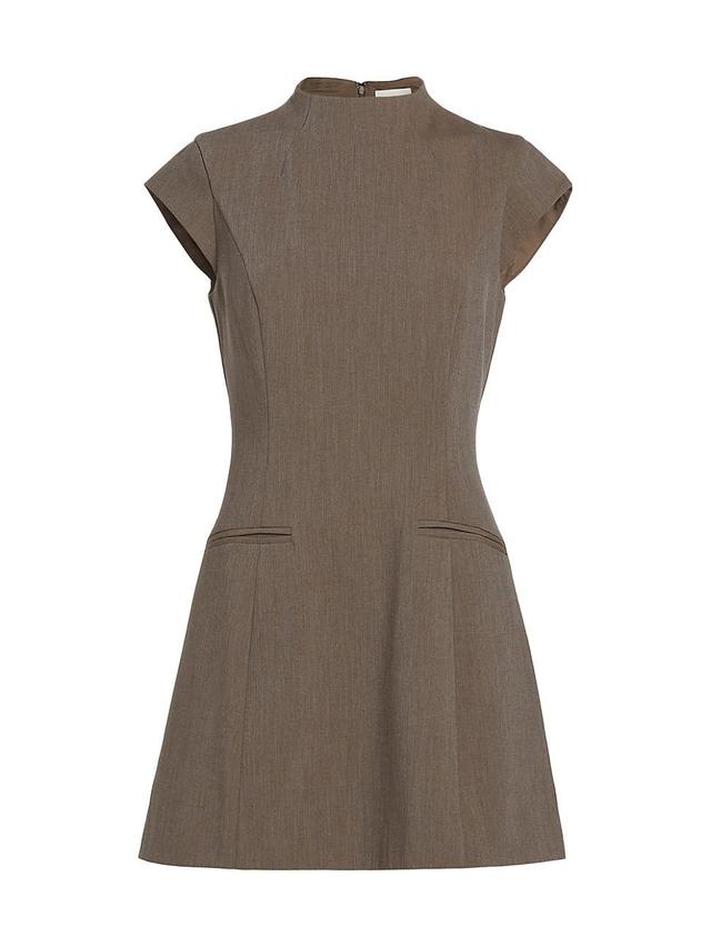 Womens Vivienne Linen Cap-Sleeve Minidress Product Image