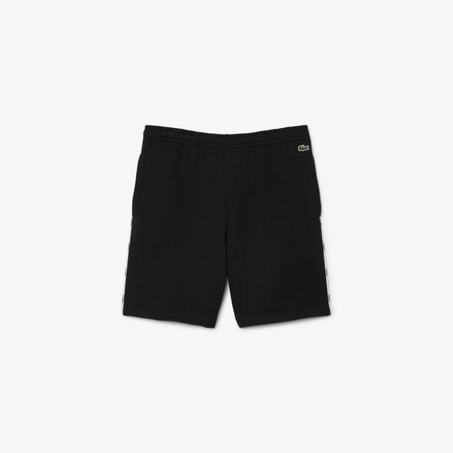 Logo Trim Cotton Fleece Shorts Product Image