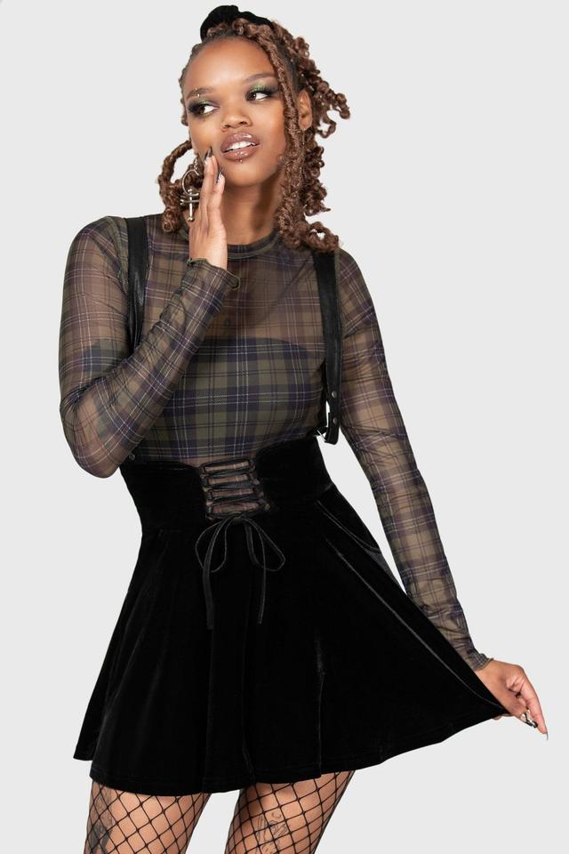 Aboloft Suspender Skirt / Black / 95% Polyester 5% Elastane Product Image