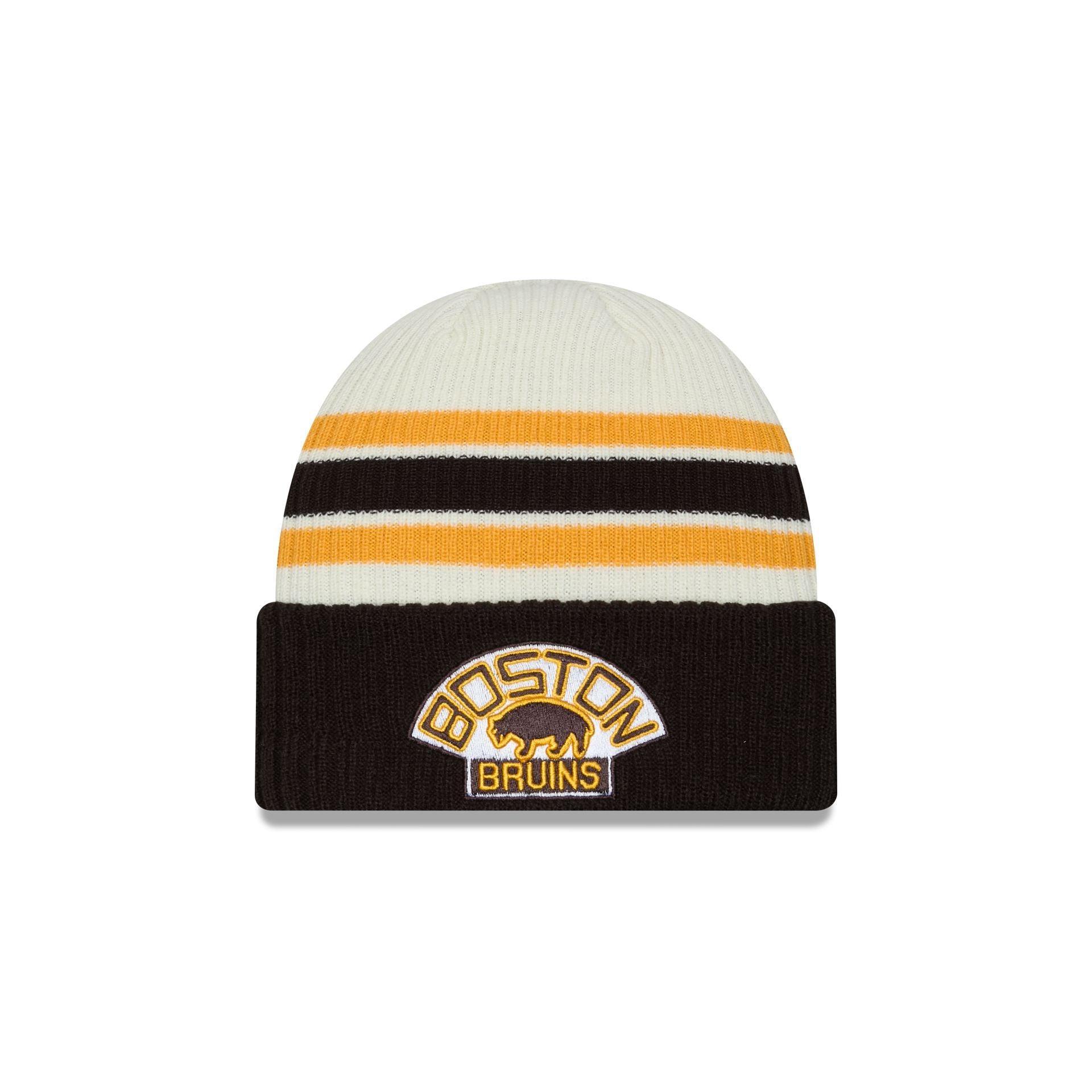 Boston Bruins Vintage Ribbed Beanie Male Product Image