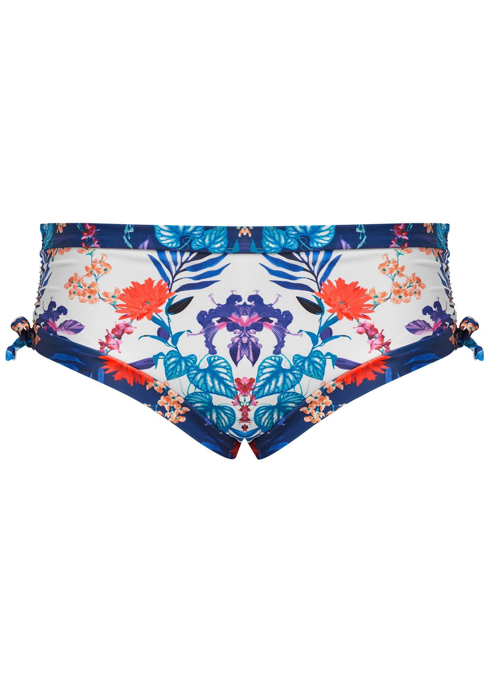 ADJUSTABLE SIDE TIE HIPSTER BOTTOM - Floral Fancy Product Image